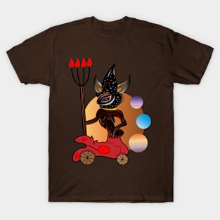 Evil illustrasi T-Shirt